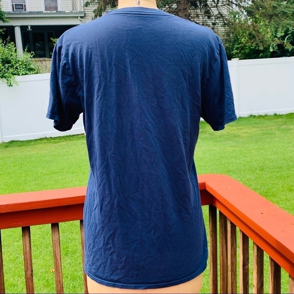 Everlane basic blue cotton short sleeve T-shirt Medium solid - Picture 3 of 4